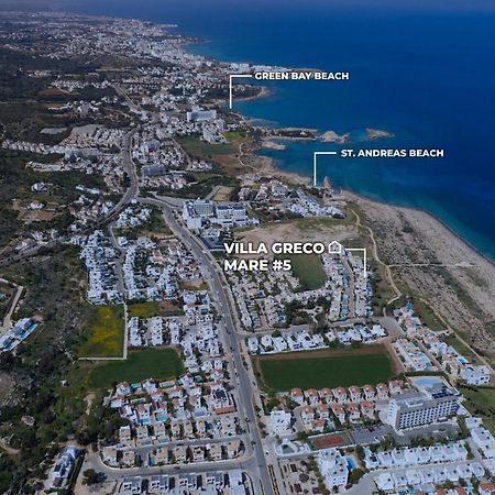 Villa Greco Mare #5 Протарас Экстерьер фото